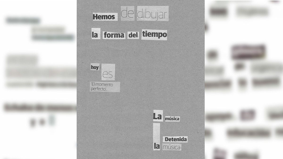 El poema ganador, de 'Cecilia'. El poema ganador, de 'Cecilia'.