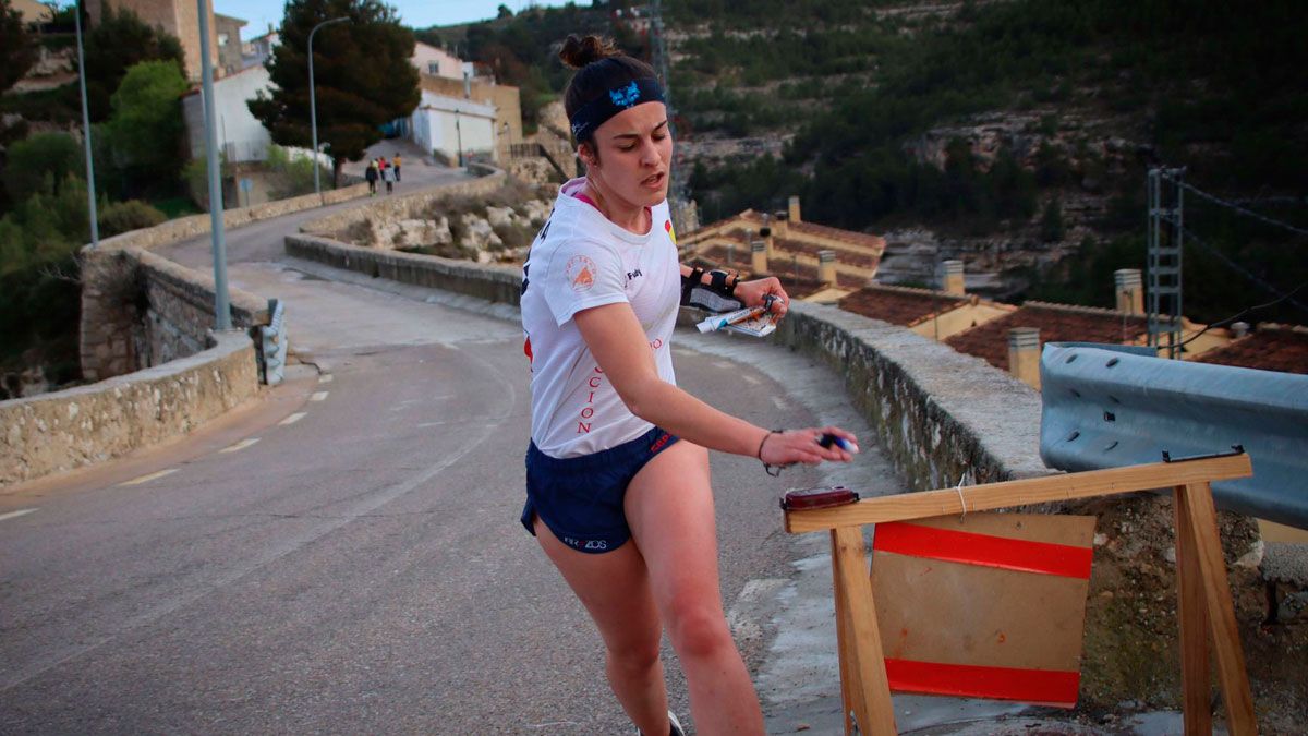 Marina García, durante el selectivo. | ANA ADELA CERNICHARO