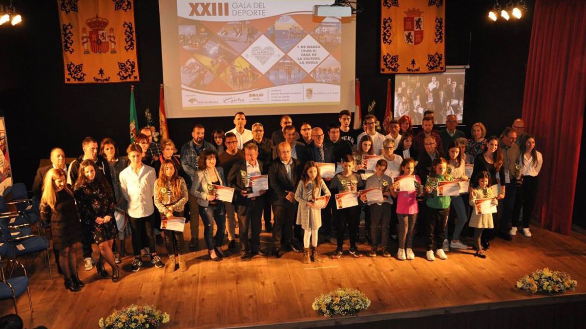 Imagen de archivo de la Gala del Deporte Roblano. | L.N.C.