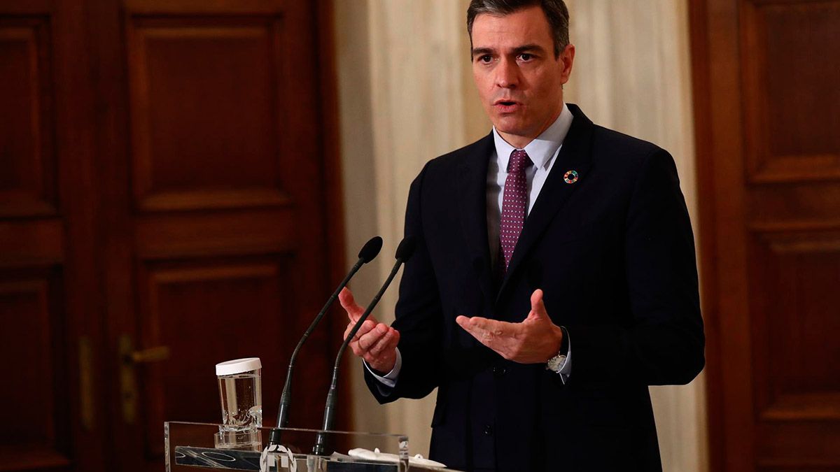 El presidente del Gobierno, Pedro Sánchez, en Atenas (Grecia), tras su reunión con el primer ministro griego. | EP