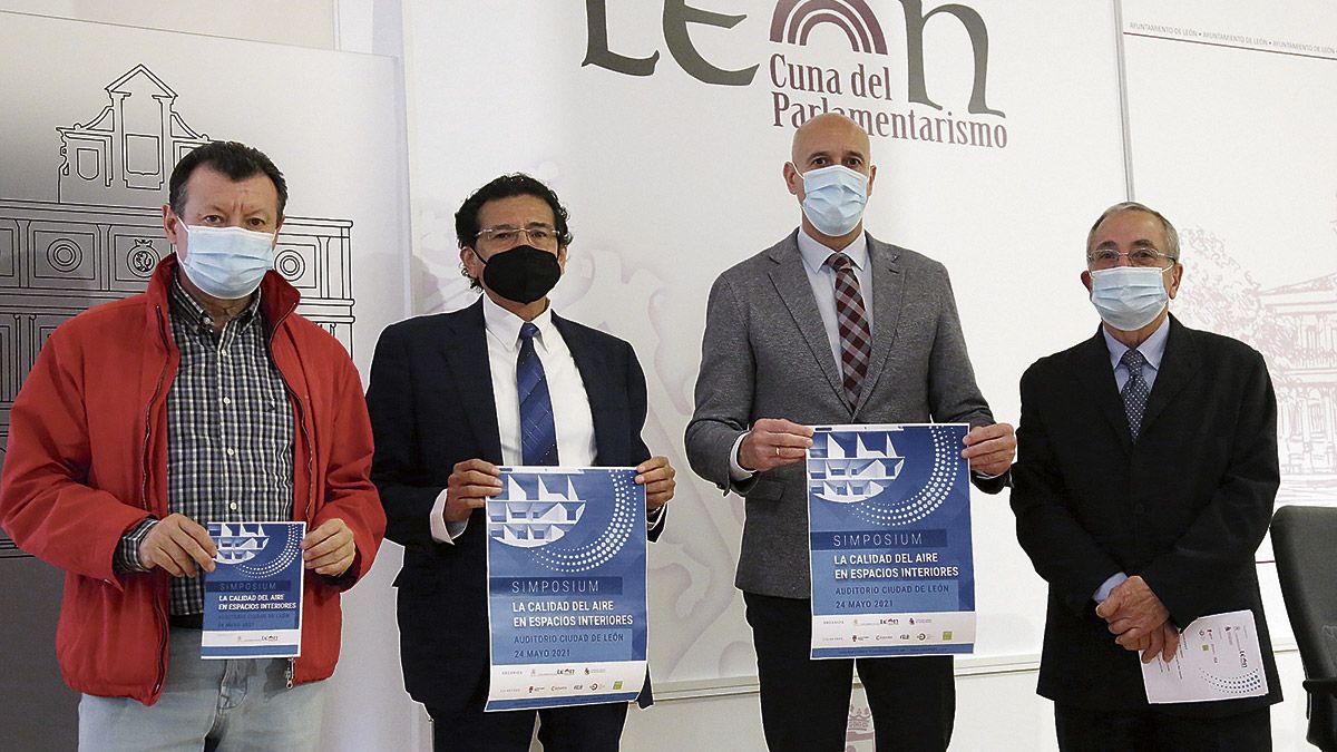 Jorquera, García Cosamalón, Diez y Rodríguez Ferri, en San Marcelo. | CÉSAR