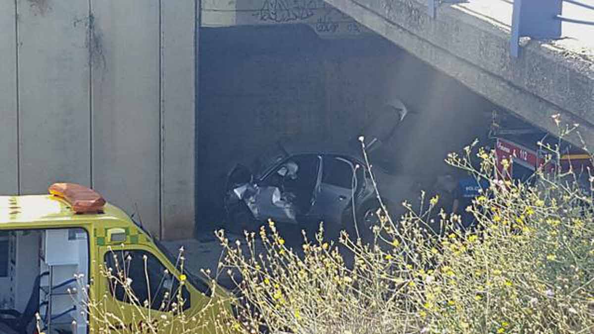 El 112 tuvo que movilizar varios medios tras recibir la llamada alertante. | Foto: @24radares