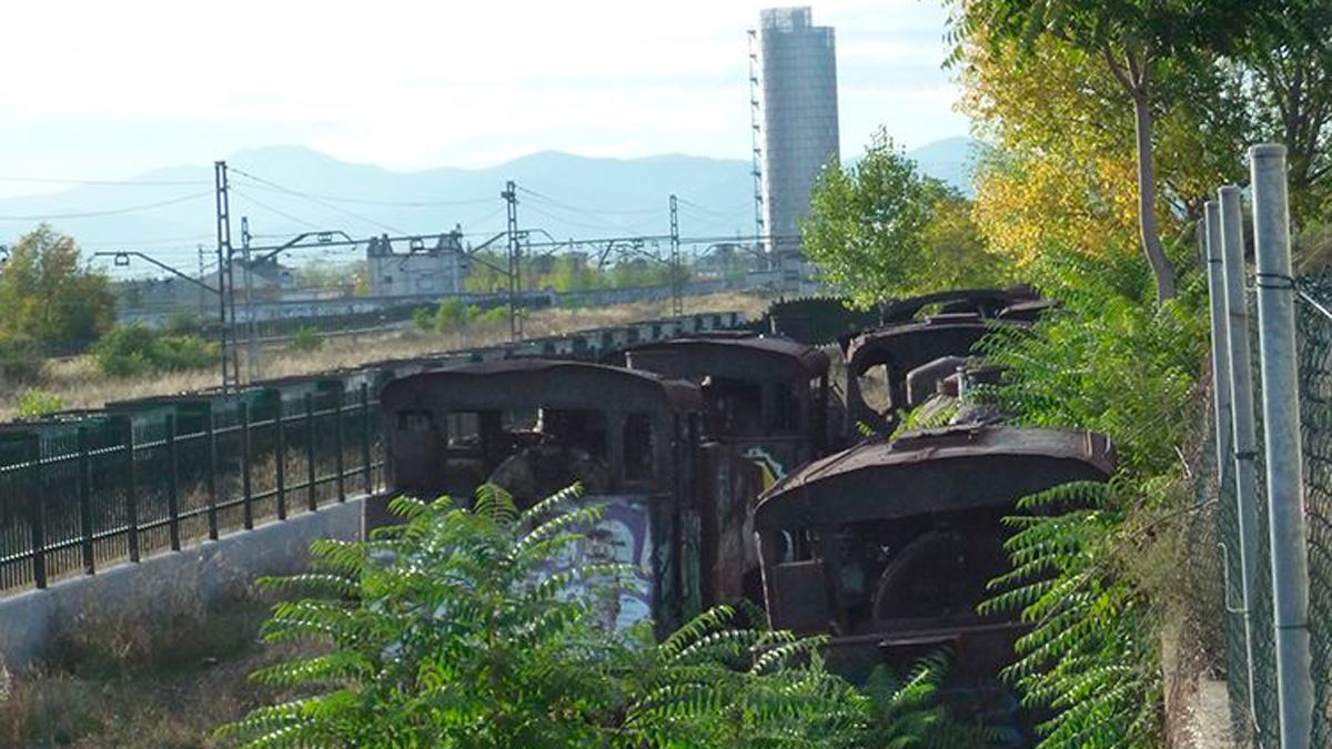 Las locomotoras se reparten en las playas de vías, sin una mirada que las consiga sacar del olvido.| H.N.