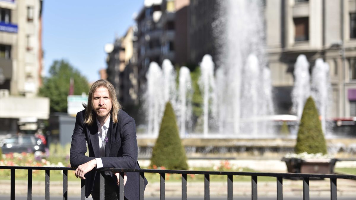 El secretario general de Podemos en Castilla y León, Pablo Fernández. | SAÚL ARÉN El secretario general de Podemos en Castilla y León, Pablo Fernández. | SAÚL ARÉN