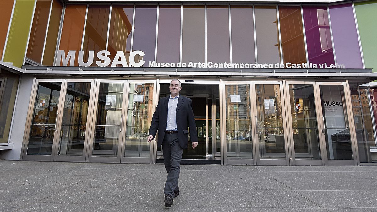 El todavía director del Musac, Manuel Olveira. El todavía director del Musac, Manuel Olveira.
