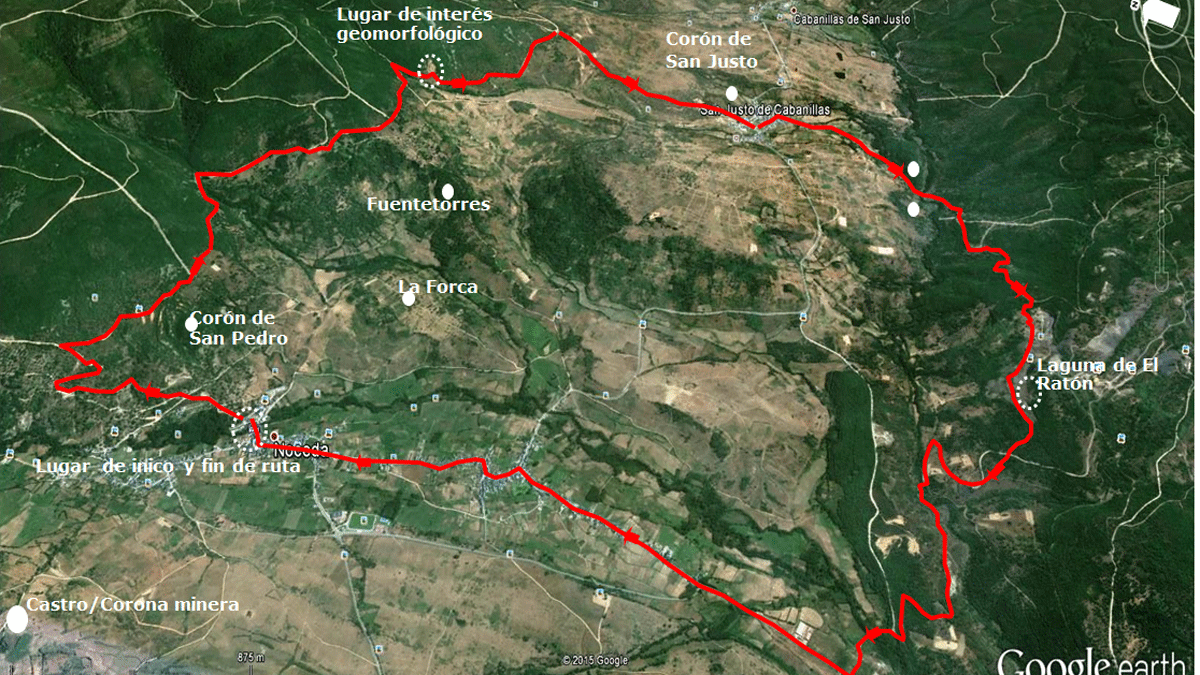 Mapa de la ruta Mapa de la ruta