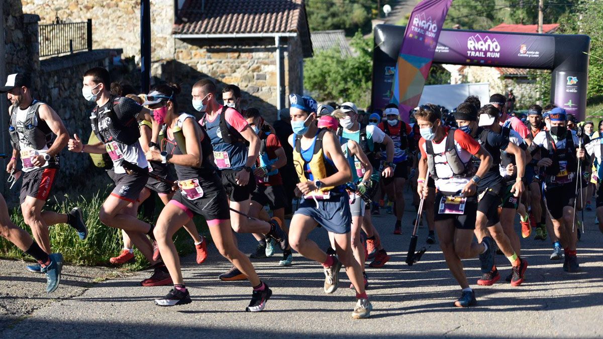 Instante de una de las salidas de esta Riaño Trail Run. | SAÚL ARÉN