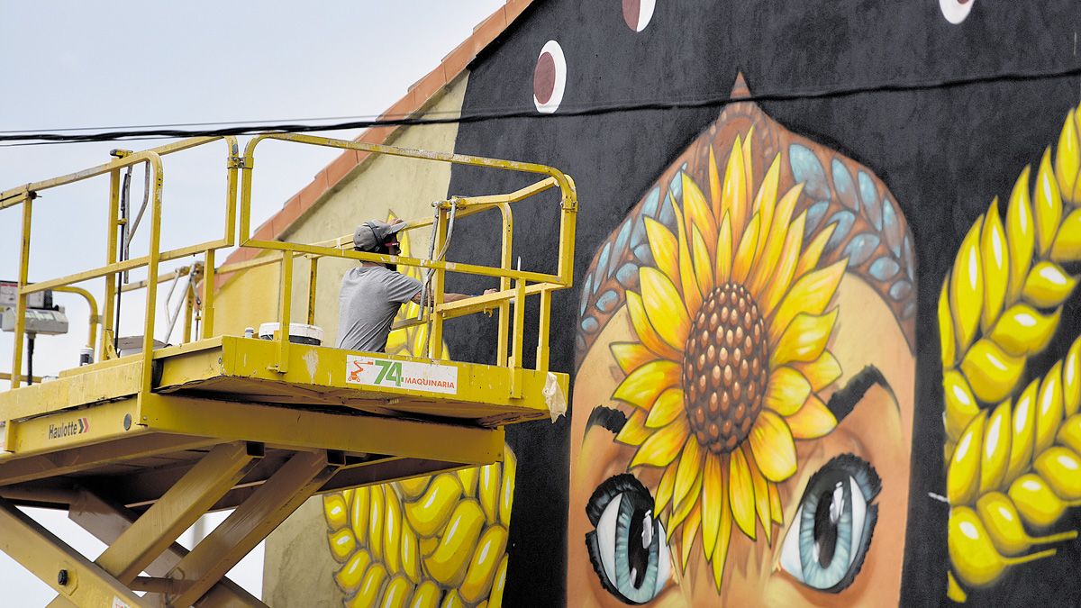 La principal temática de los murales fue la agricultura y la vida en el campo. | SAÚL ARÉN