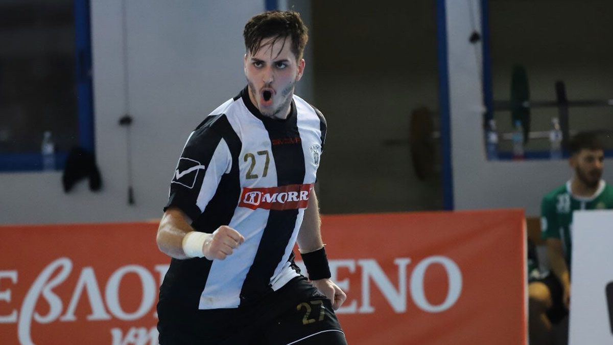 Liapis celebra uno de los goles que le metió al Diomidis en la fase por el título. | PAOK Liapis celebra uno de los goles que le metió al Diomidis en la fase por el título. | PAOK