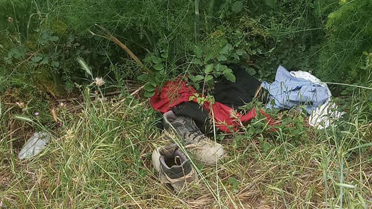 Basura encontrada en el paseo del Sil.