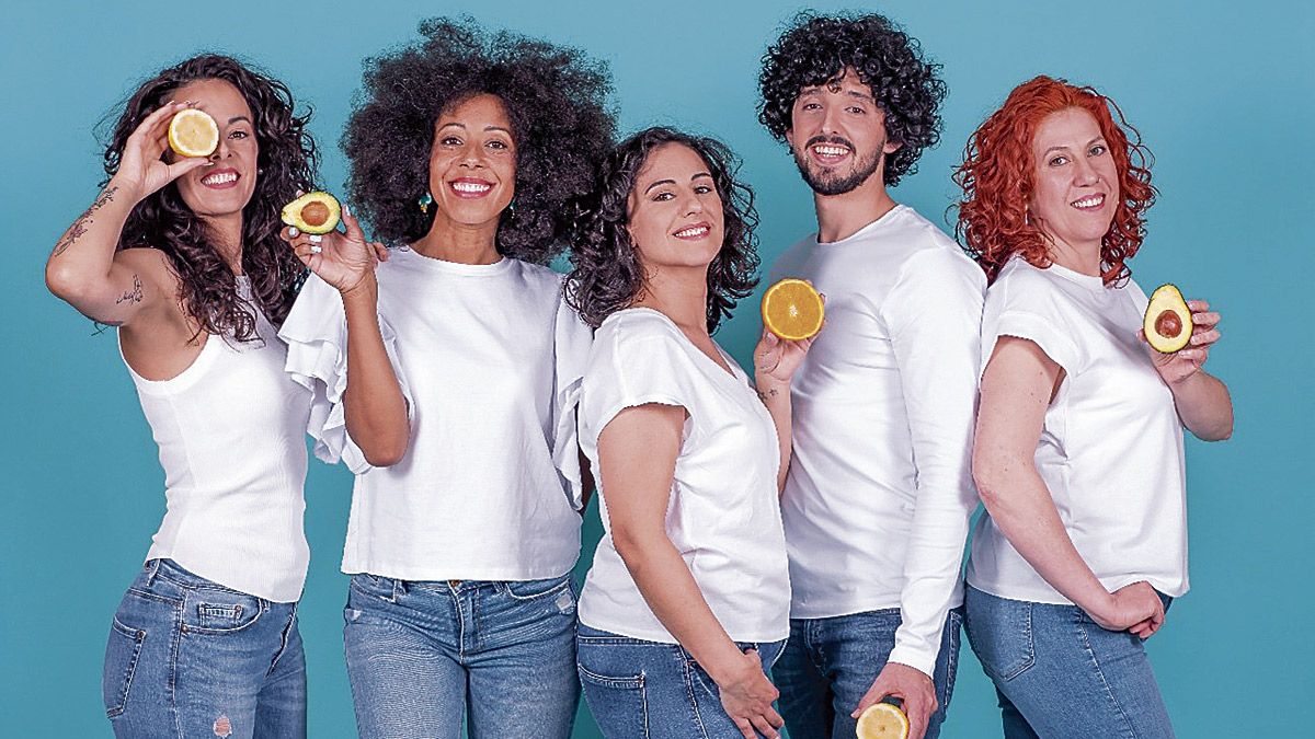 Gloria Iniesta, Verónica Nkogo, Miriam Fierro, Carlos González, Rosa Ana Pérez. | L.N.C.