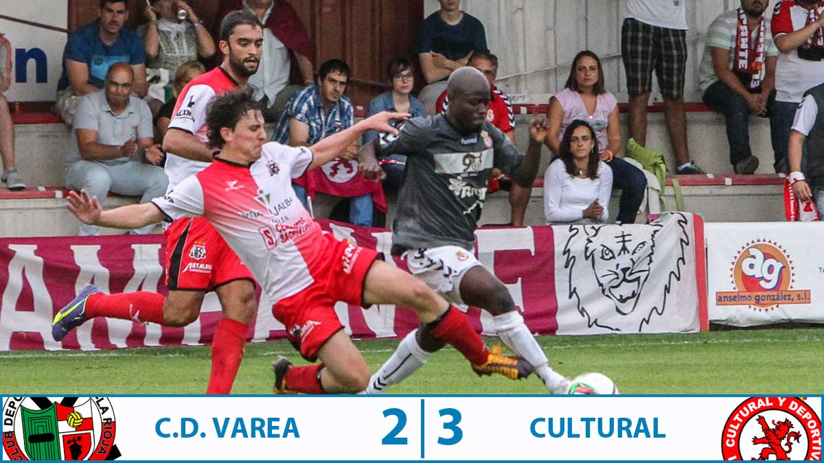 La Cultural venció en Logroño al Varea y sigue viva en la Copa del Rey.