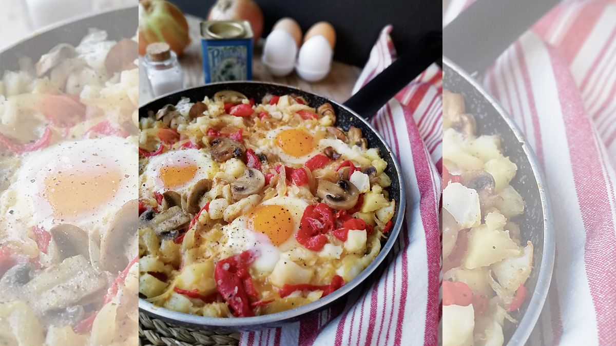 Rompe los huevos, mezcla todos los ingredientes... y a comer! | VICKY FERNÁNDEZ