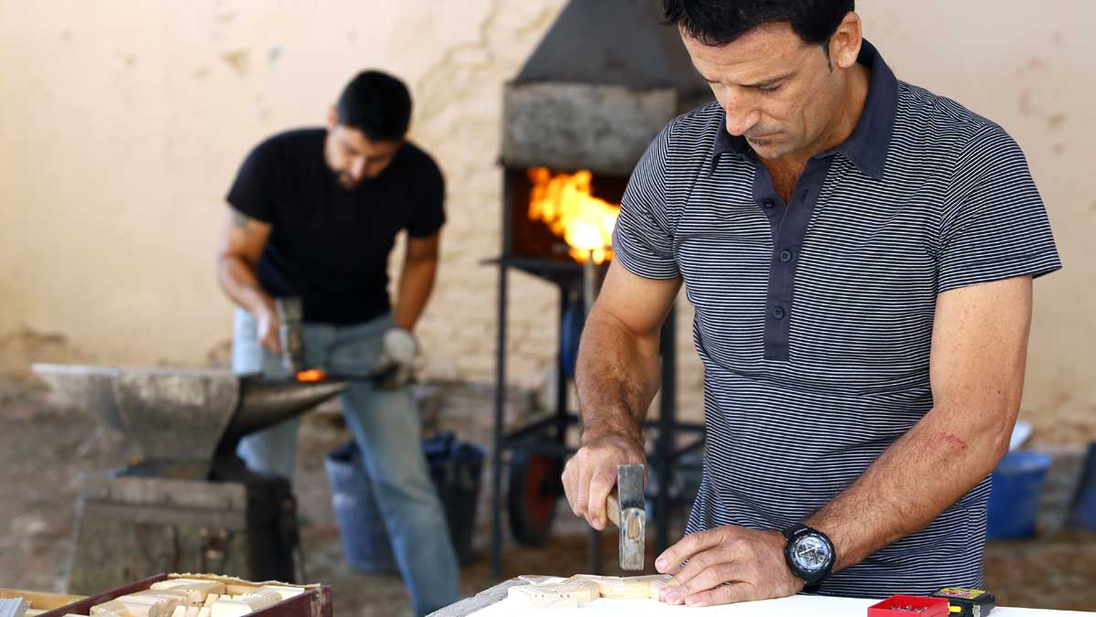 Talleres demostrativos de oficios medievales organizados por el Ayuntamiento de León con motivo de la celebración de las jornadas de la cultura judía. | ICAL