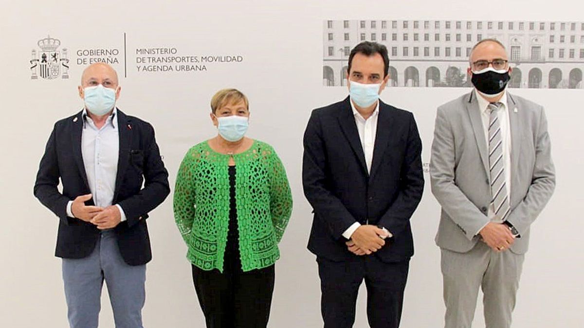 Pedro Fernández Robles, Carmen Morán, Sergio Vázquez y Olegario Ramón. | L.N.C.