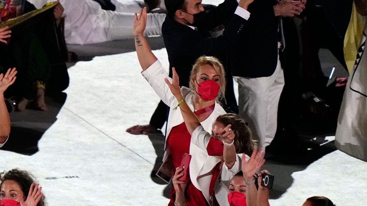 Lydia Valentín, en la ceremonia de inauguración | COE