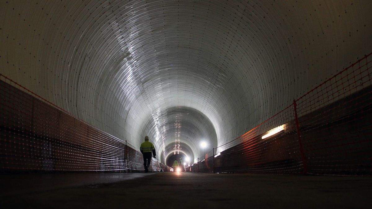 Uno de los túneles de la Variante en una imagen de archivo. | ICAL