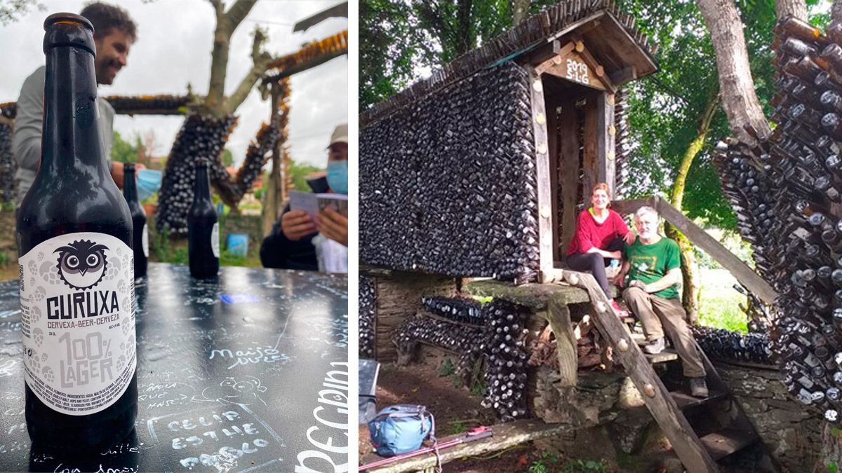 Cerveza 'Curuxa' y los hosteleros leoneses detrás de 'Casa Tía Dolores'. | L.N.C.