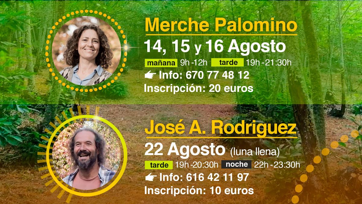 Los dos terapeutas que acabarán las sesiones en agosto.