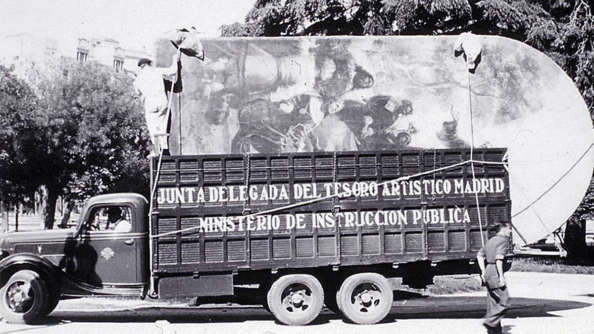 Imagen del documental ‘Las cajas españolas’ que este martes se exhibe en el Musac.