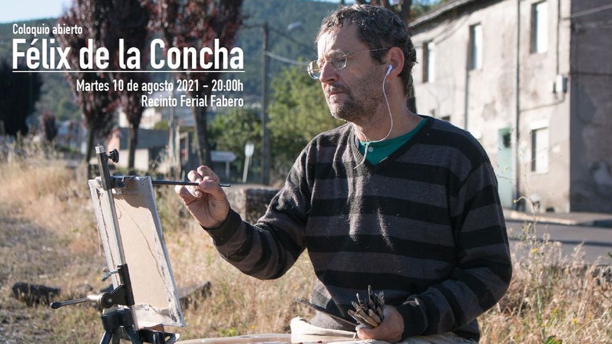Féliz de la Concha, el pintor leonés maestro de los paisajes hiperrealistas, pintando en Fabero. | Cian Féliz de la Concha, el pintor leonés maestro de los paisajes hiperrealistas, pintando en Fabero. | Cian