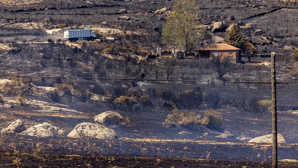 Incendio de Navalacruz en el municipio de Riofrío. | ICAL