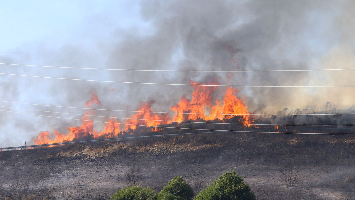 Incendio de Trabadelo. | ICAL