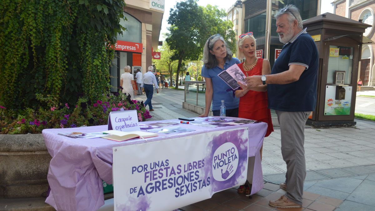 Uno de los puntos violeta que ya funcionaron en las fiestas de 2019. | A.C.