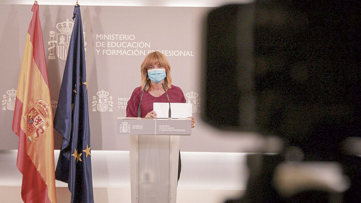 Pilar Alegría, ministra de Educación y Formación Profesional. | EUROPA PRESS