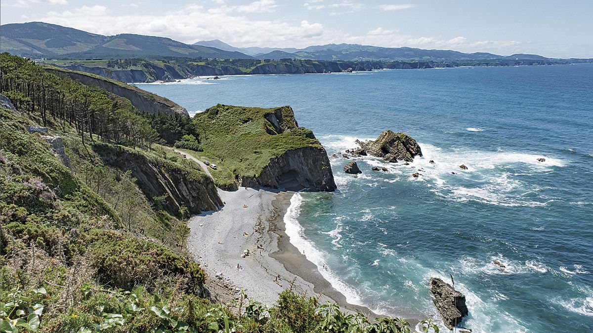 Playa del Bozo desde el mirador.| VICENTE GARCÍA