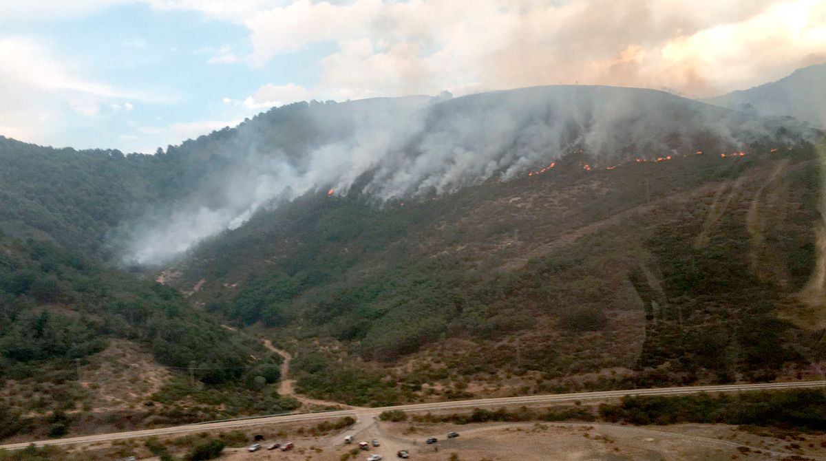 El fuego aún está en perimetración. | ATBRIF / ICAL