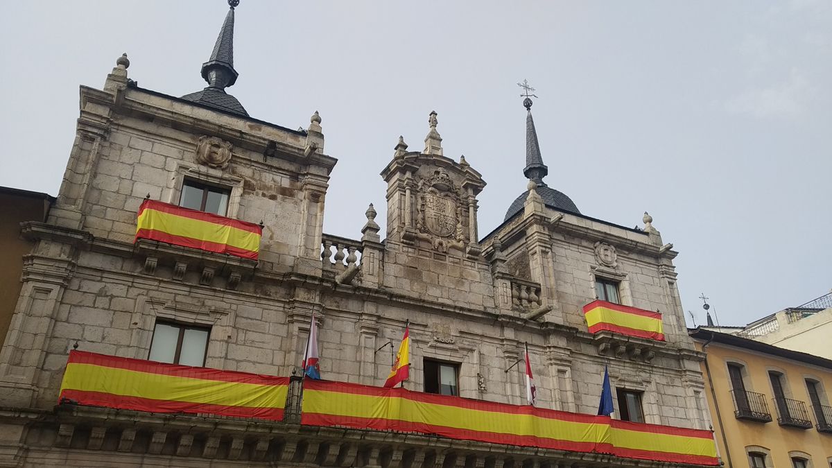 Fachada del Ayuntamiento de Ponferrada.