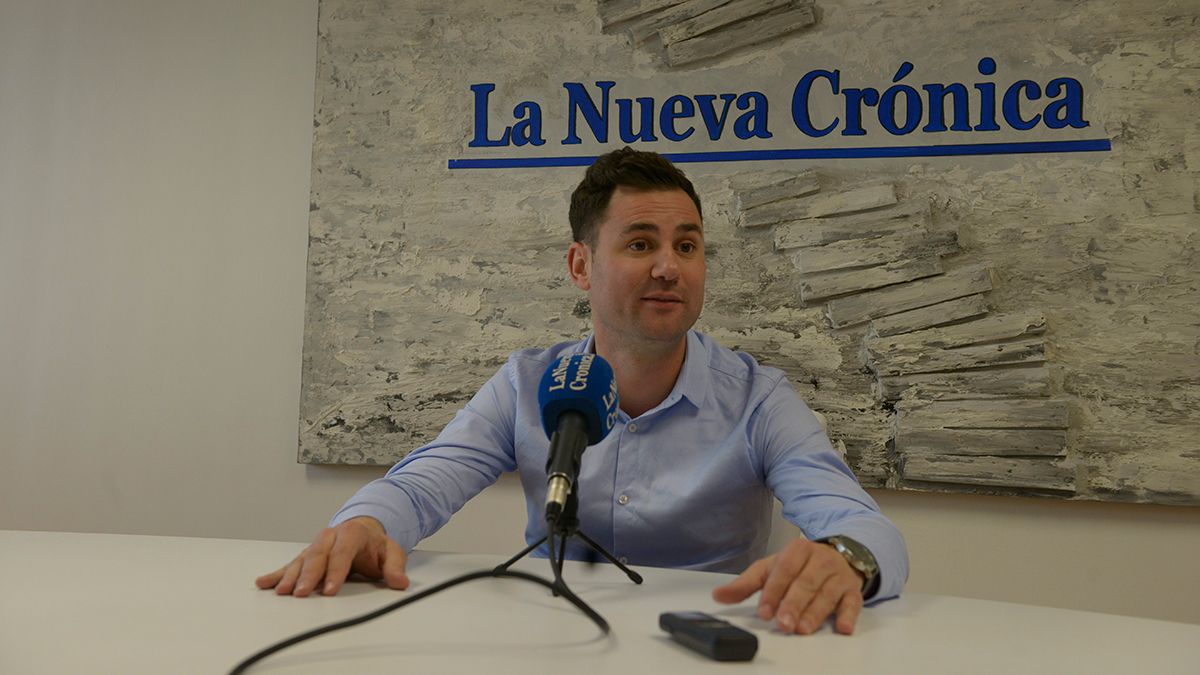 Javier Alfonso Cendón, durante una entrevista en La Nueva Crónica. | MAURICIO PEÑA
