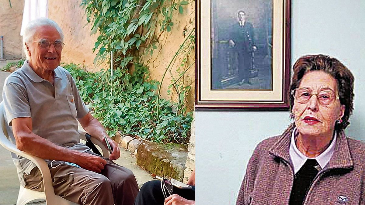 Rufino Juárez García hace tan solo unos meses en una entrevista (foto de Olga Rodríguez); Hildegard del Blanco ante la fotografía de su padre, Pablo (foto de Javier Fernández). Rufino Juárez García hace tan solo unos meses en una entrevista (foto de Olga Rodríguez); Hildegard del Blanco ante la fotografía de su padre, Pablo (foto de Javier Fernández).