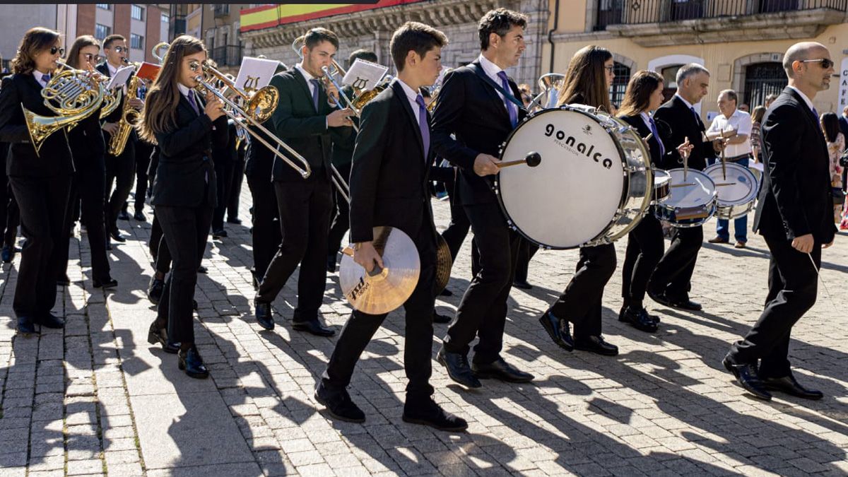 La Banda de Música Ciudad de Ponferrada, en una imagen de archivo.