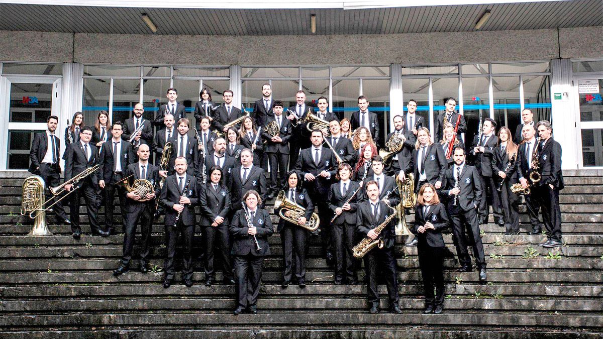 La Banda de Música Ciudad de Oviedo.