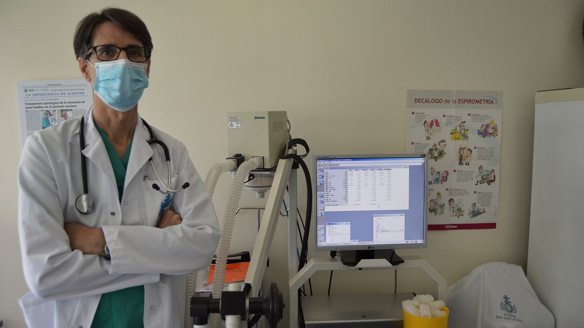 Luis Vela, especialista en Neumología en el Hospital San Juan de Dios. | L.N.C.