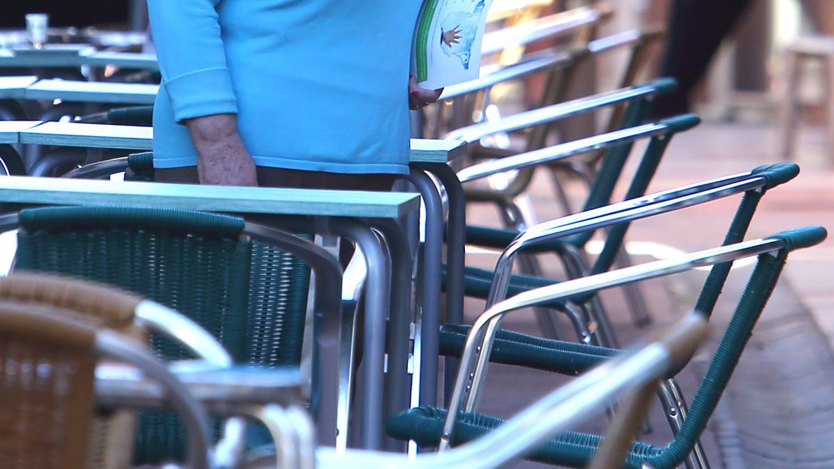 Los locales de hostelería en Ponferrada pudieron extender sus terrazas durante los meses de pandemia.