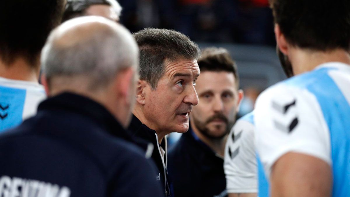 Cadenas, durante un partido con la selección argentina. | CAH