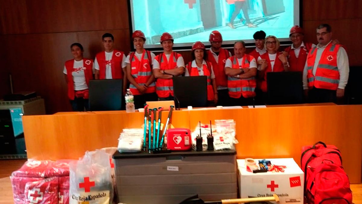 Una de las actividades realizadas por Cruz Roja Bembibre.
