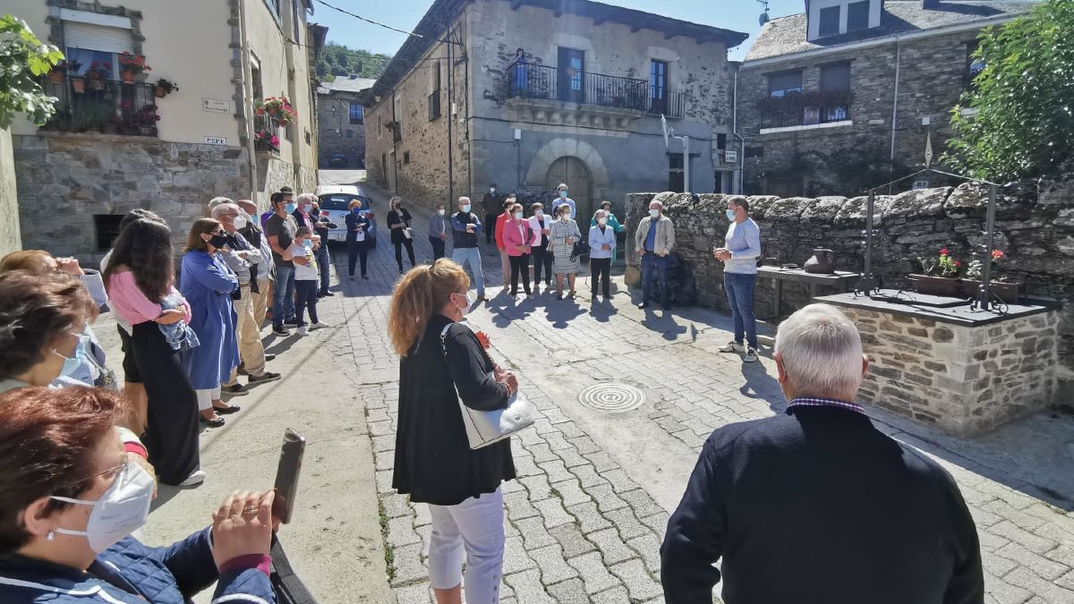 Acto de inauguración de las restauraciones, este pasado fin de semana. L.N.C.