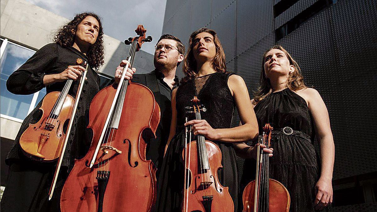 El Cuarteto Iberia acude este miércoles al auditorio del Conservatorio.