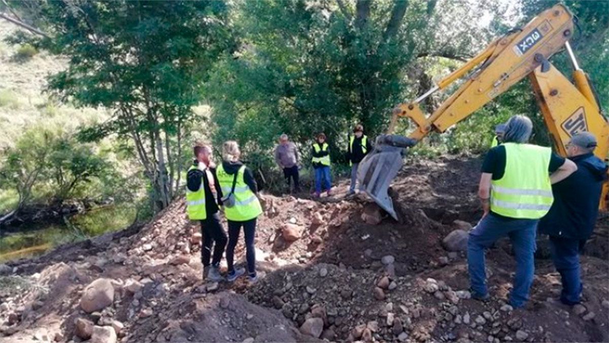 La ARMH busca una fosa en Cospedal de Babia. | ARMH