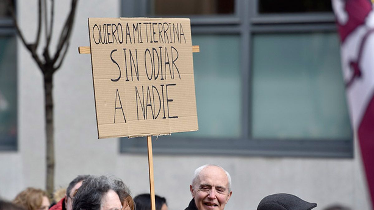 Imagen de archivo de una manifestación leonesista previa al Covid. | SAÚL ARÉN