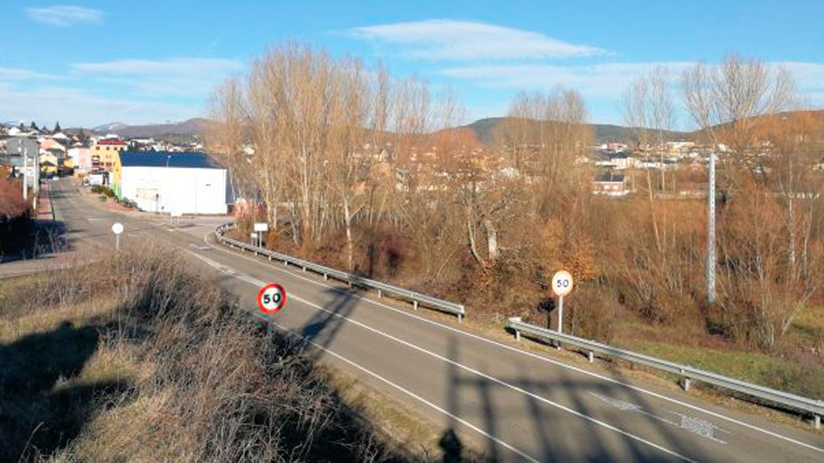 Imagen de la entrada a Fabero. Imagen de la entrada a Fabero.