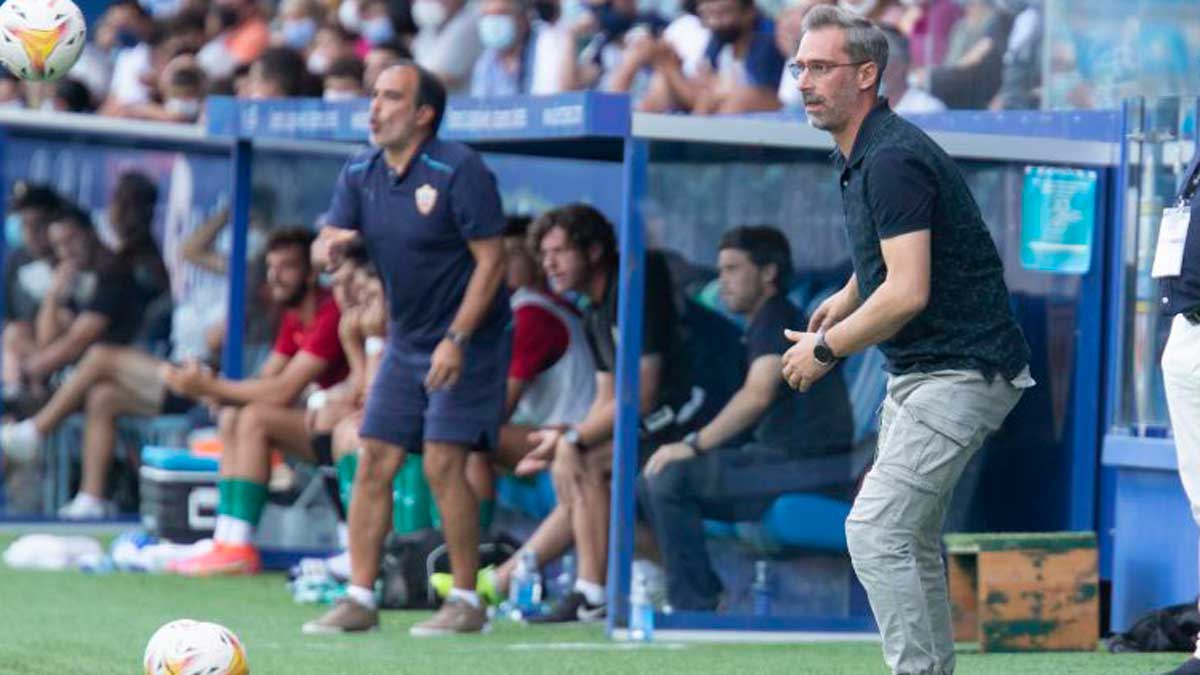 Bolo, durante un partido en El Toralín. | LA LIGA