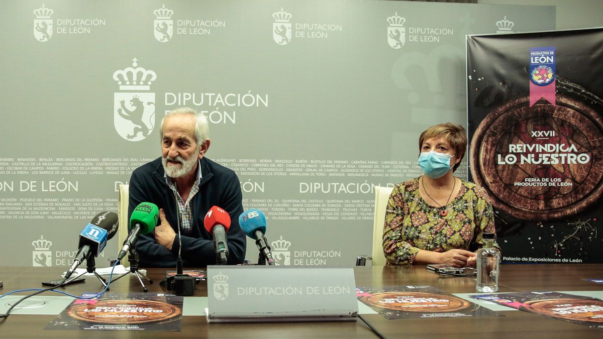 El vicepresidente de la Diputación, Matías Llorente, y la diputada de Desarrollo Rural, Avelina Vidal. | ICAL