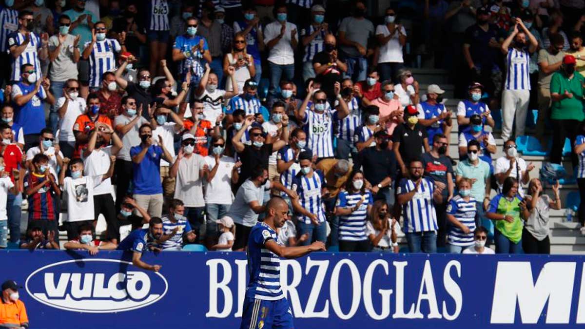 El Toralín celebra un gol en una imagen de archivo. | LA LIGA