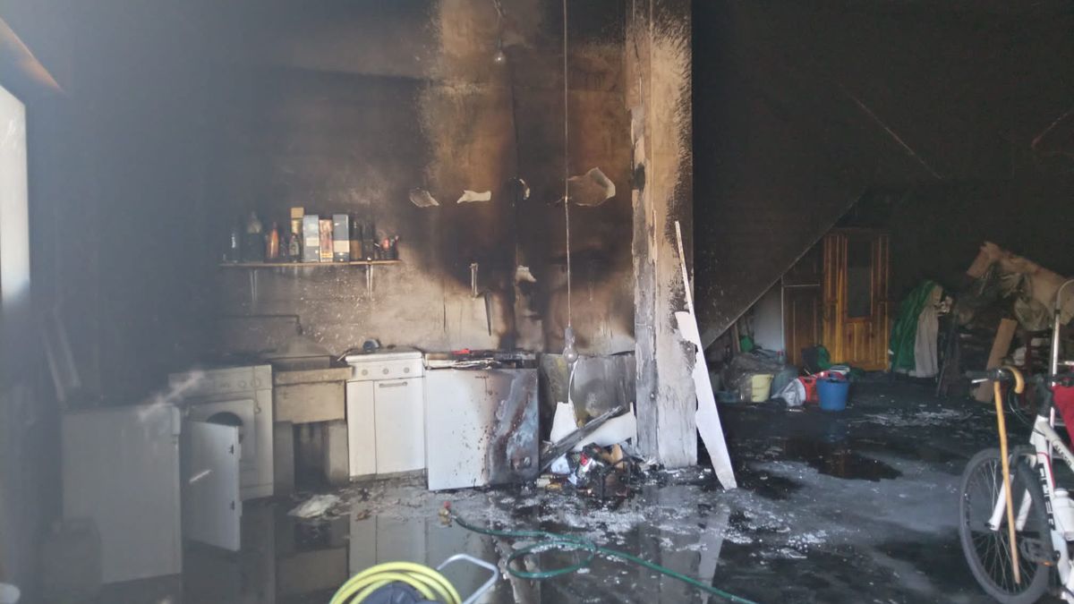 Daños en el inmueble siniestrado. | BOMBEROS PONFERRADA