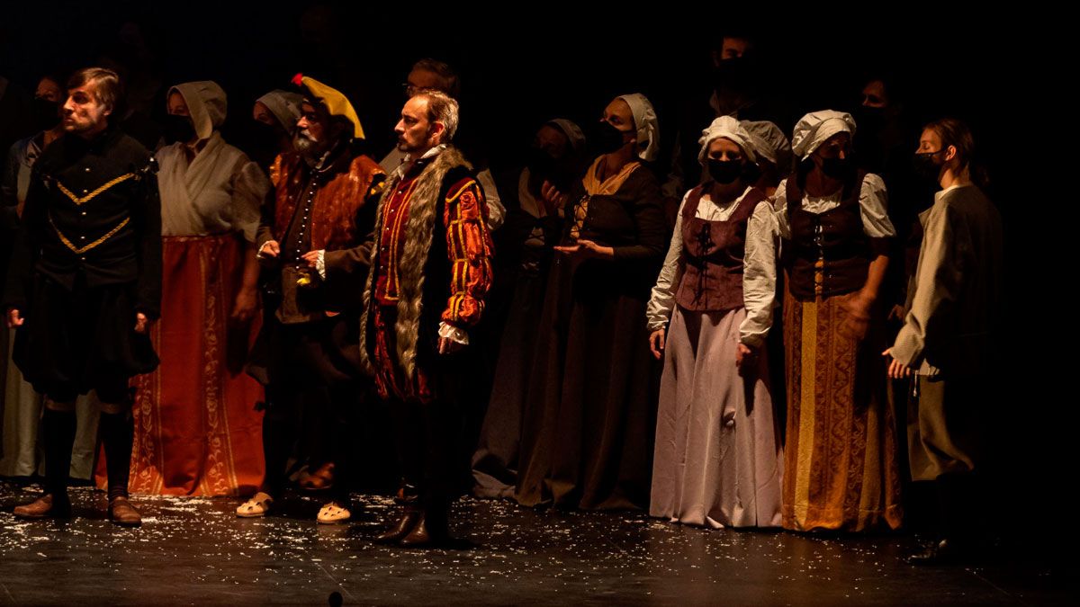 Una de las escenas que podrán verse en la ópera en Ponferrada.